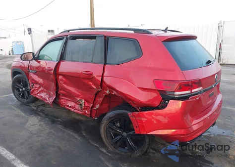 2023 Volkswagen Atlas Sel R-Line из США, поврежденный, VIN 1V2SR2CA4PC511555